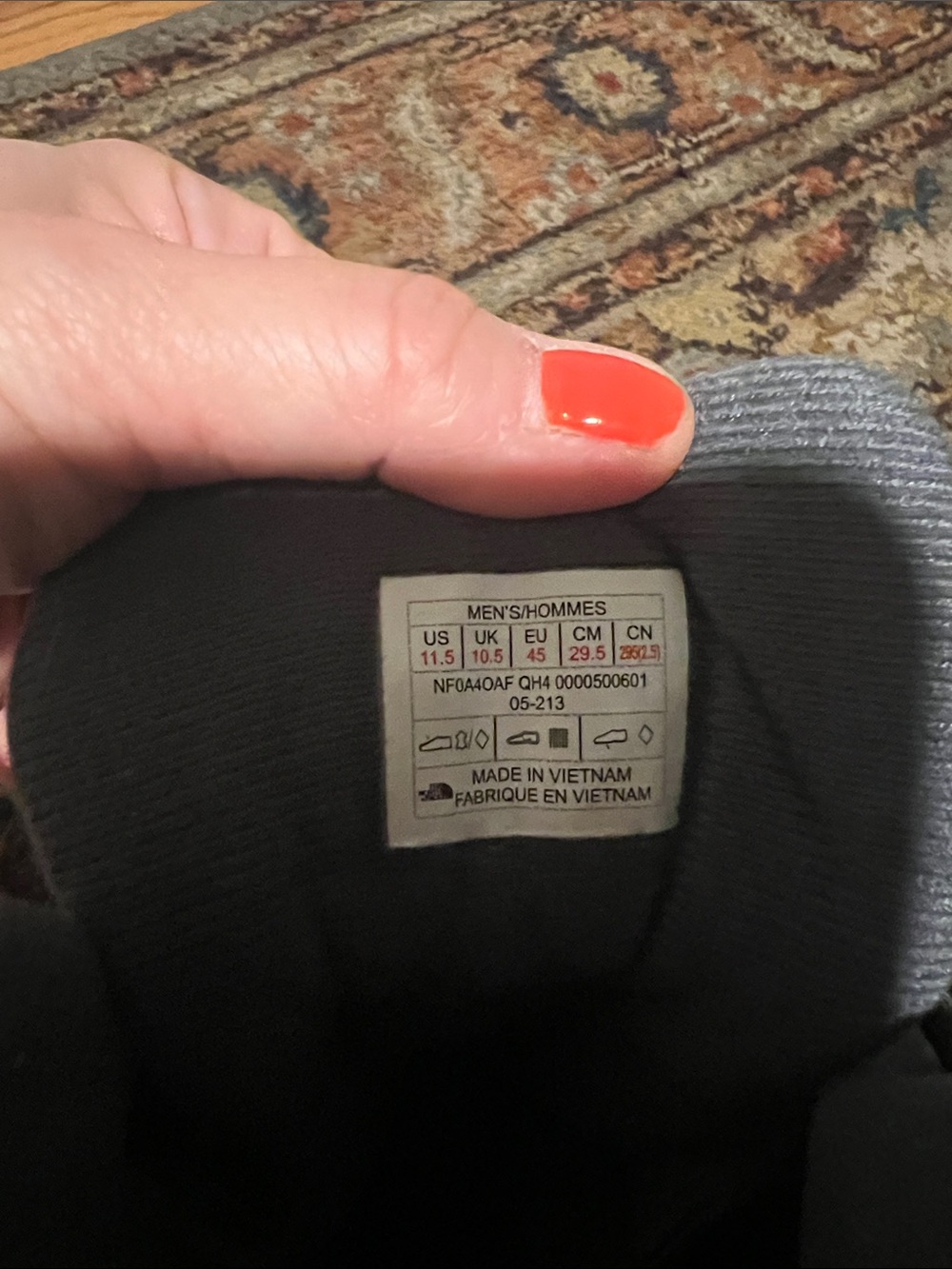 The North Face Gray and Black Insulated Lace-Up Winter Boots - Picture 4 of 5